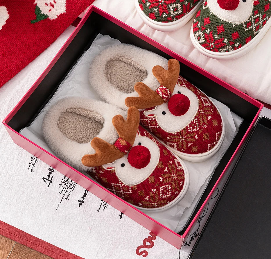 The Lunoir Rudolph Slippers