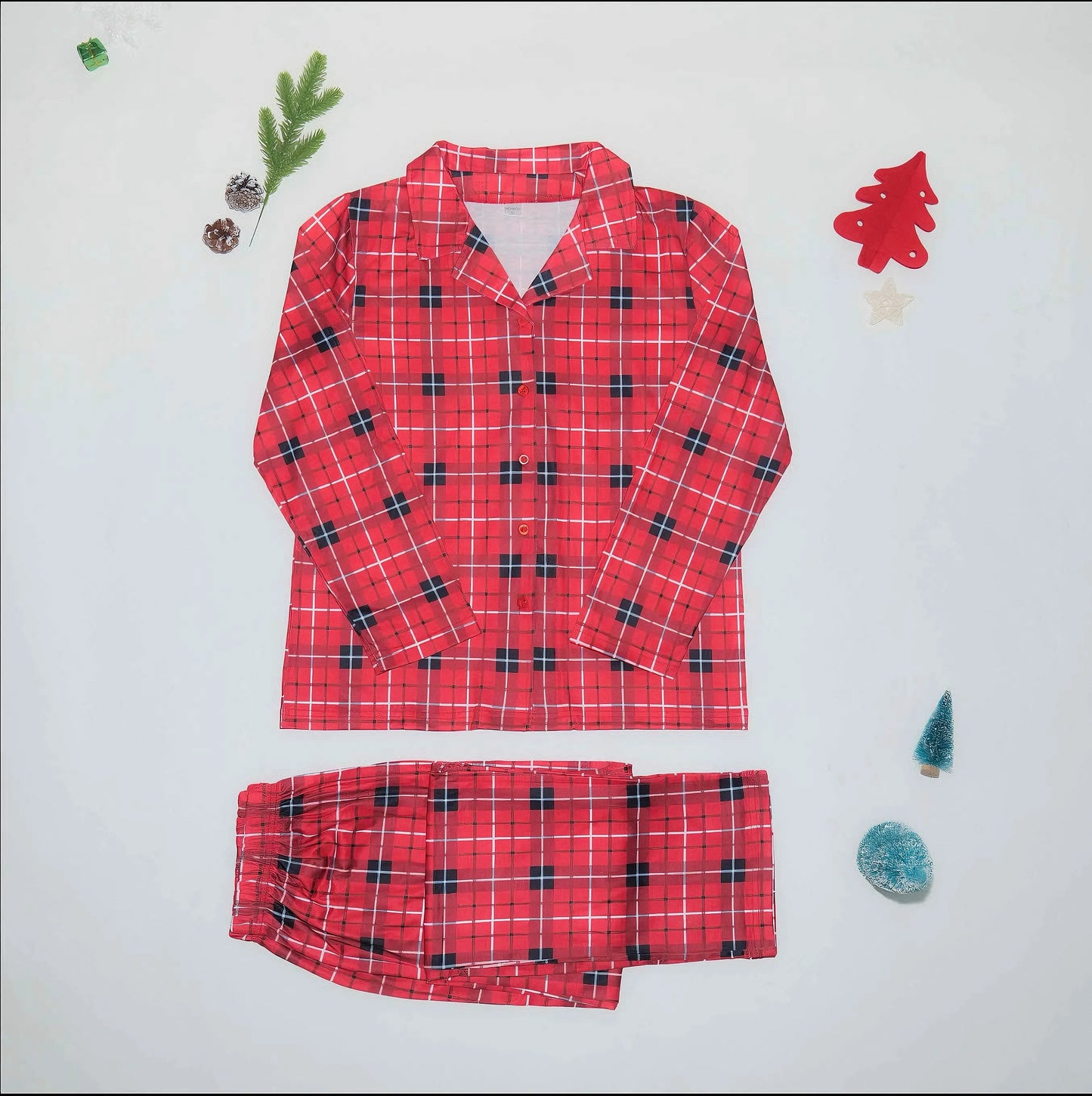 The Lunoir Noël Plaid Set