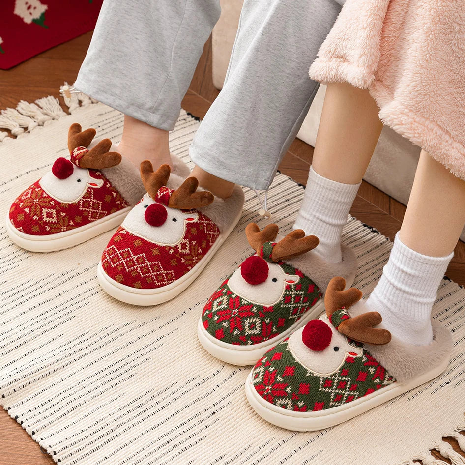 The Lunoir Rudolph Slippers