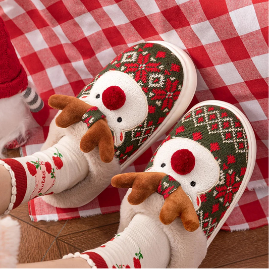 The Lunoir Rudolph Slippers