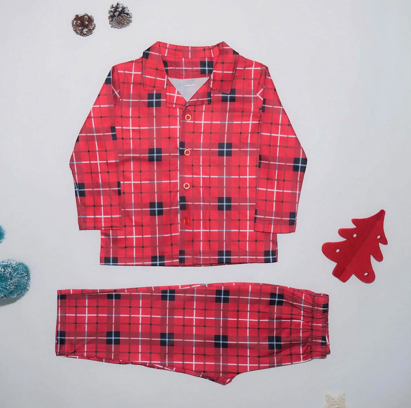 The Lunoir Noël Plaid Set
