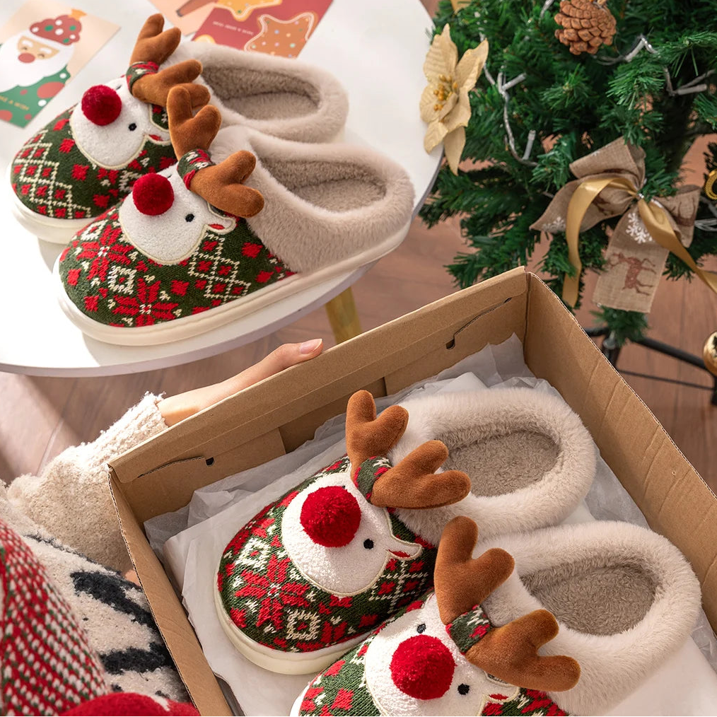 The Lunoir Rudolph Slippers