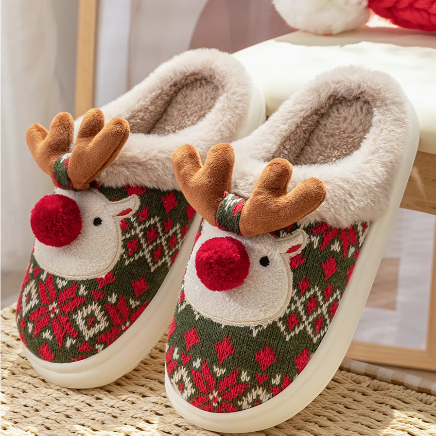 The Lunoir Rudolph Slippers