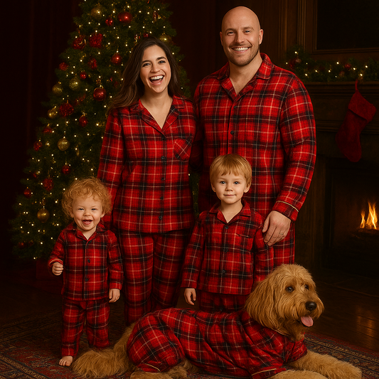 The Lunoir Noël Plaid Set